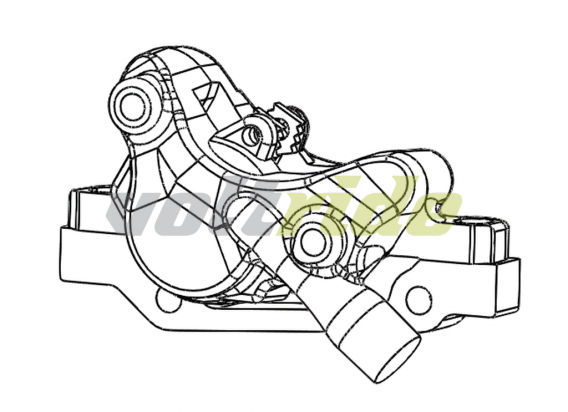 Dualtron X Front Brake With Cable Assembly